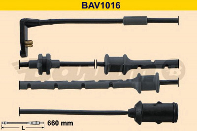 BARUM bav1016 -  Сигнализатор, износ тормозных колодок