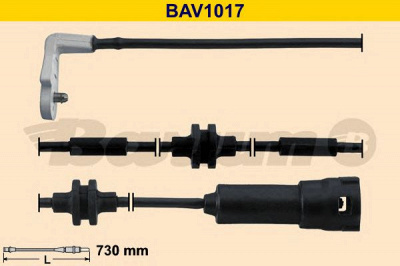 BARUM bav1017 -  Сигнализатор, износ тормозных колодок