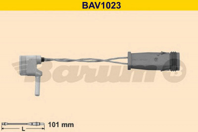 BARUM bav1023 -  Сигнализатор, износ тормозных колодок