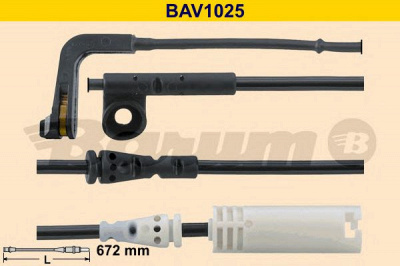 BARUM bav1025 -  Сигнализатор, износ тормозных колодок