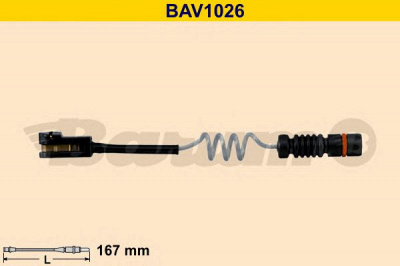 BARUM bav1026 -  Сигнализатор, износ тормозных колодок