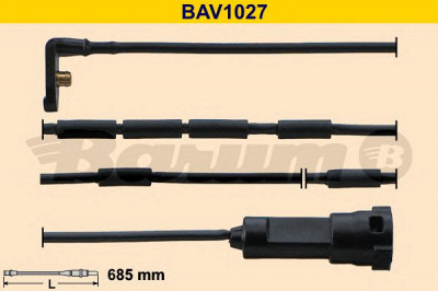 BARUM bav1027 -  Сигнализатор, износ тормозных колодок