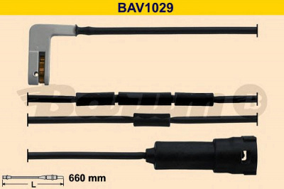 BARUM bav1029 -  Сигнализатор, износ тормозных колодок
