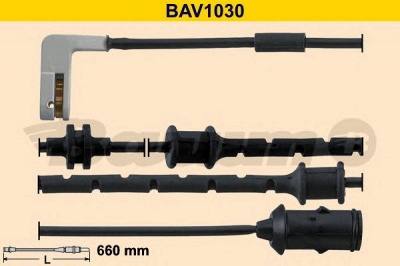 BARUM bav1030 -  Сигнализатор, износ тормозных колодок