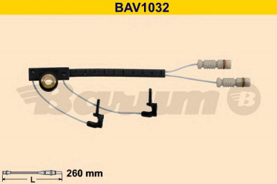 BARUM bav1032 -  Сигнализатор, износ тормозных колодок