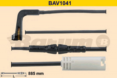 BARUM bav1041 -  Сигнализатор, износ тормозных колодок