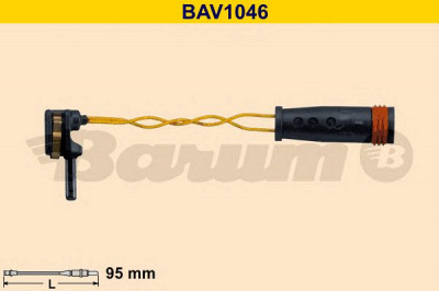 BARUM bav1046 -  Сигнализатор, износ тормозных колодок