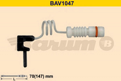 BARUM bav1047 -  Сигнализатор, износ тормозных колодок