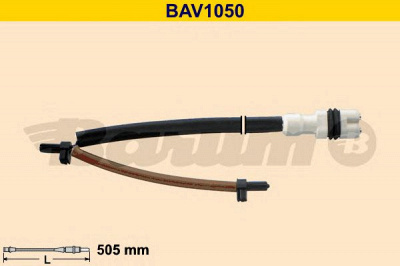 BARUM bav1050 -  Сигнализатор, износ тормозных колодок