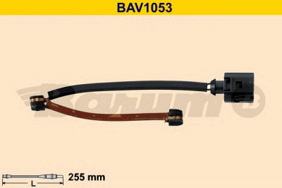 BARUM bav1053 -  Сигнализатор, износ тормозных колодок