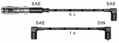 BBT zk414 -  Комплект проводов зажигания