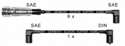 BBT zk417 -  Комплект проводов зажигания