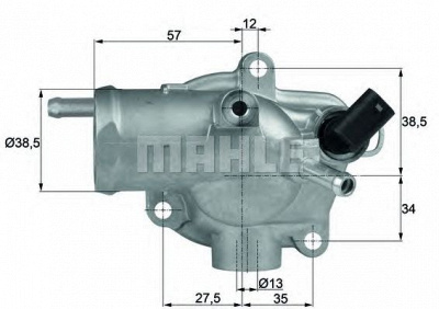 BEHR th1392 -  Термостат, охлаждающая жидкость
