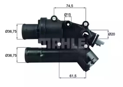 BEHR th4683 -  Термостат, охлаждающая жидкость