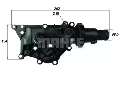 BEHR th6089 -  Термостат, охлаждающая жидкость