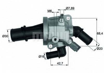 BEHR ti16488 -  Термостат, охлаждающая жидкость