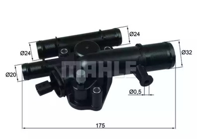 BEHR ti24389 -  Термостат, охлаждающая жидкость
