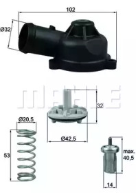 BEHR ti24483d -  Термостат, охлаждающая жидкость