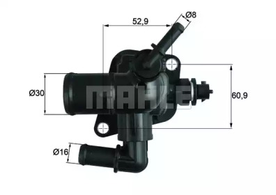 BEHR ti25188d -  Термостат, охлаждающая жидкость