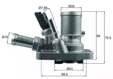 BEHR ti25880 -  Термостат, охлаждающая жидкость