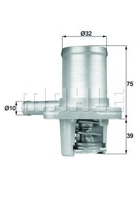 BEHR ti4089 -  Термостат, охлаждающая жидкость