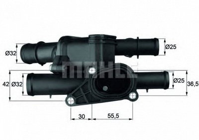 BEHR tm2105 -  Термостат, охлаждающая жидкость