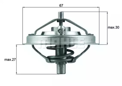 BEHR tx12580 -  Термостат, охлаждающая жидкость