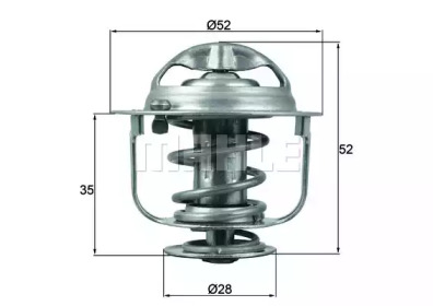 BEHR tx16588d -  Термостат, охлаждающая жидкость