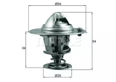 BEHR tx20688d -  Термостат, охлаждающая жидкость
