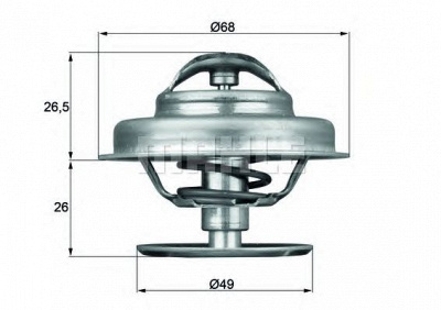 BEHR tx6289 -  Термостат, охлаждающая жидкость