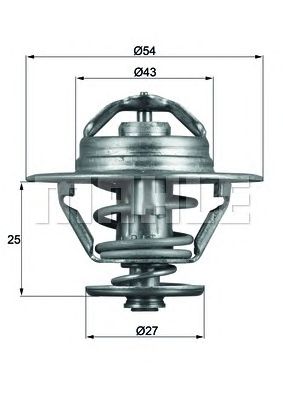 BEHR tx9383d -  Термостат, охлаждающая жидкость