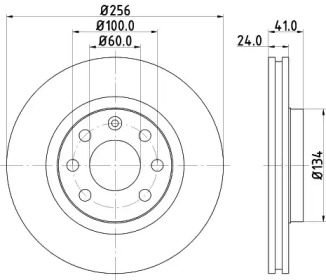 BELACO bdi015 -  Тормозной диск