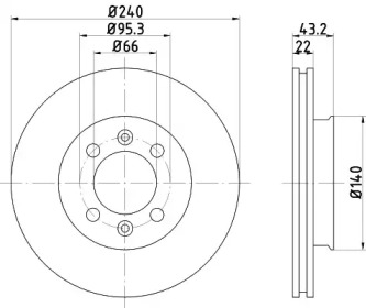 BELACO bdi019 -  Тормозной диск