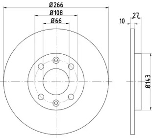 BELACO bdi022 - Тормозной диск