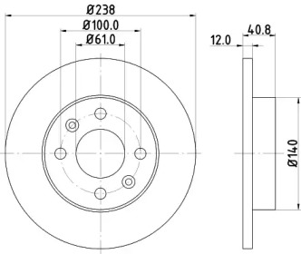 BELACO bdi023 -  Тормозной диск