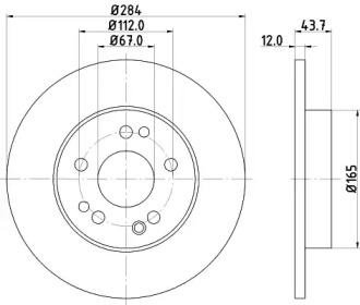 BELACO bdi076 - Тормозной диск