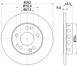 BELACO bdi077 - Тормозной диск