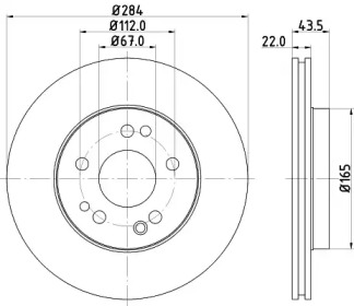 BELACO bdi078 - Тормозной диск