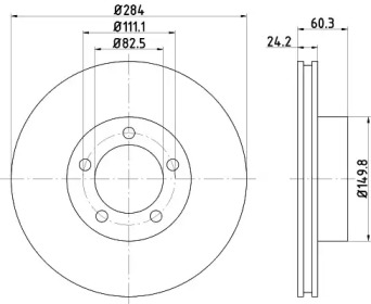 BELACO bdi097 -  Тормозной диск