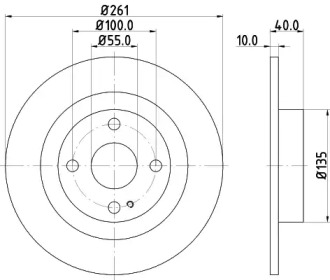 BELACO bdi1006 -  Тормозной диск