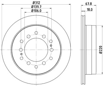 BELACO bdi1010 -  Тормозной диск