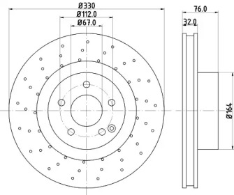BELACO bdi1063 -  Тормозной диск