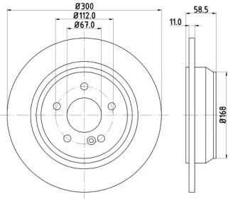 BELACO bdi1065 - Тормозной диск