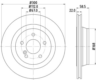 BELACO bdi1066 - Тормозной диск