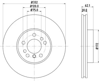 BELACO bdi1080 - Тормозной диск