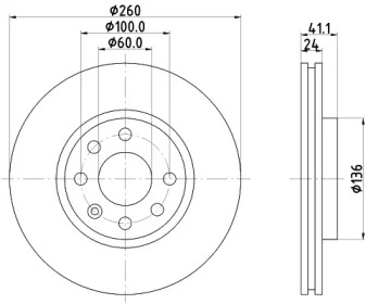 BELACO bdi1108 -  Тормозной диск