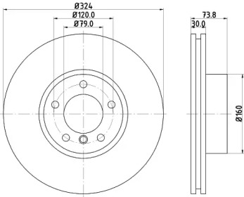 BELACO bdi1113 -  Тормозной диск