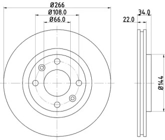BELACO bdi1118 -  Тормозной диск