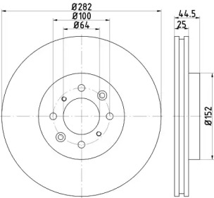 BELACO bdi1128 - Тормозной диск