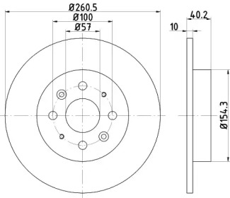 BELACO bdi1133 - Тормозной диск